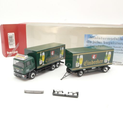 Herpa 1:87 146647 MAN F2000 Hängerzug Einbecker in OVP QR7619