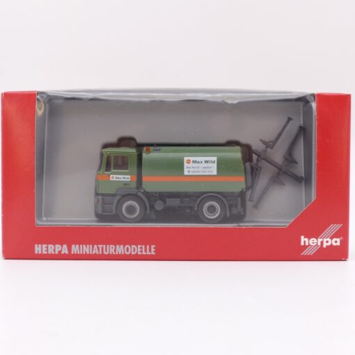 Herpa 1:87 154895 MAN M2000 Kehrfahrzeug Max Wild in OVP EX7441 – Bild 4