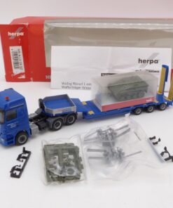 Herpa 1:87 159289 MB Actros Sattelzug Panzer als Ladung Hegmann in OVP EX6845