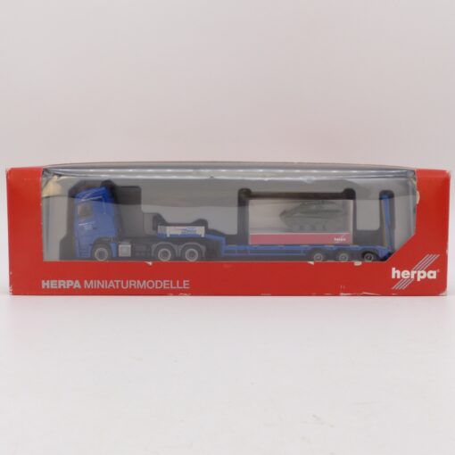 Herpa 1:87 159289 MB Actros Sattelzug Panzer als Ladung Hegmann in OVP EX6845 – Bild 6