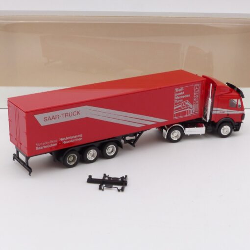 Herpa 1:87 160353 Mercedes SK Sattelzug Niederlassung Saarbrücken in OVP EX3538 – Bild 3