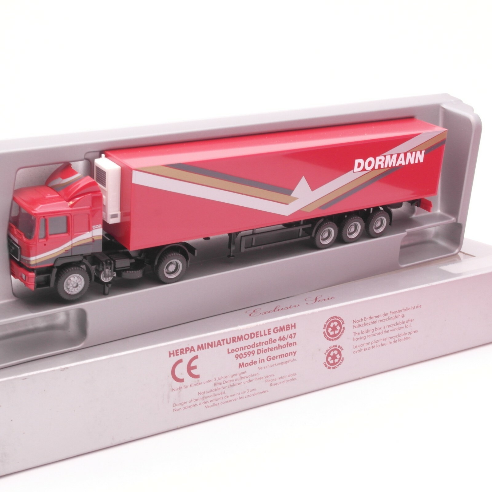 Herpa 1:87 181884 MAN Sattelzug Dormann in OVP RT4790