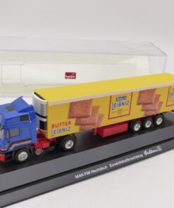 Herpa 1:87 183444 MAN F90 Sattelzug Leibniz Bahlsen in PC-Box EX8539