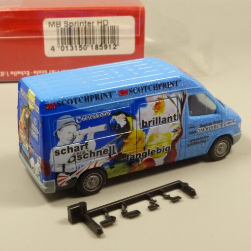 Herpa 1:87 185912 MB Sprinter HD Kastenwagen OM Klebetechnik in OVP EX6024 – Bild 3