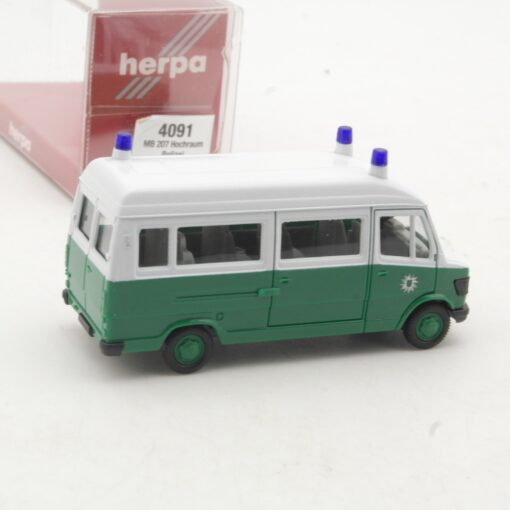 Herpa 1:87 4091 MB 207 Mannschaftswagen Polizei in OVP RR3689 – Bild 3