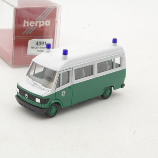 Herpa 1:87 4091 MB 207 Mannschaftswagen Polizei in OVP RR3689
