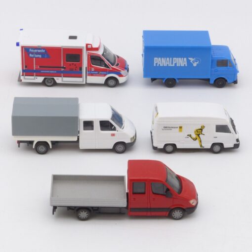 Herpa 1:87 5er-Pack diverse Kleintransporter in Tüte siehe Bilder o. EX5758 – Bild 3