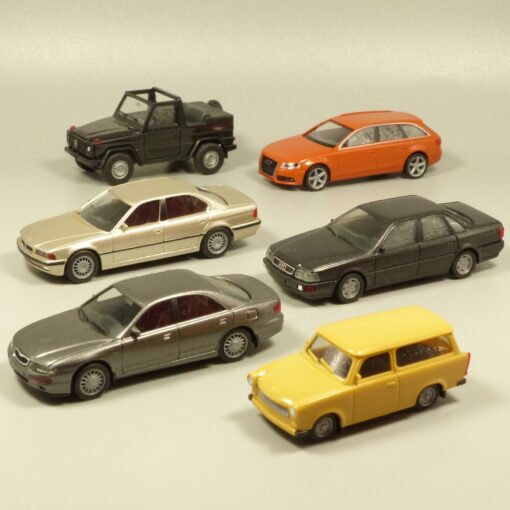 Herpa 1:87 6er-Pack divers PKW Modelle in Tüte siehe Bilder o. EX5032
