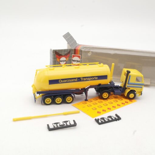 Herpa 1:87 822 500 Scania Silosattelzug Quarzsand Transporte in OVP RR666 – Bild 3