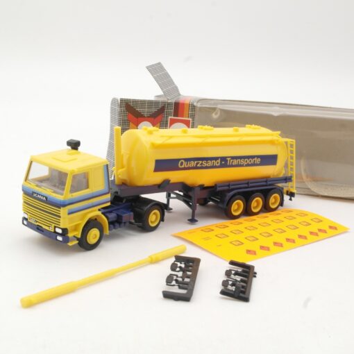 Herpa 1:87 822 500 Scania Silosattelzug Quarzsand Transporte in OVP RR666