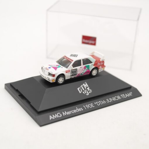 Herpa 1:87 AMG Mercedes 190E DTM Junior Team DTM 93 in PC Box RR1881