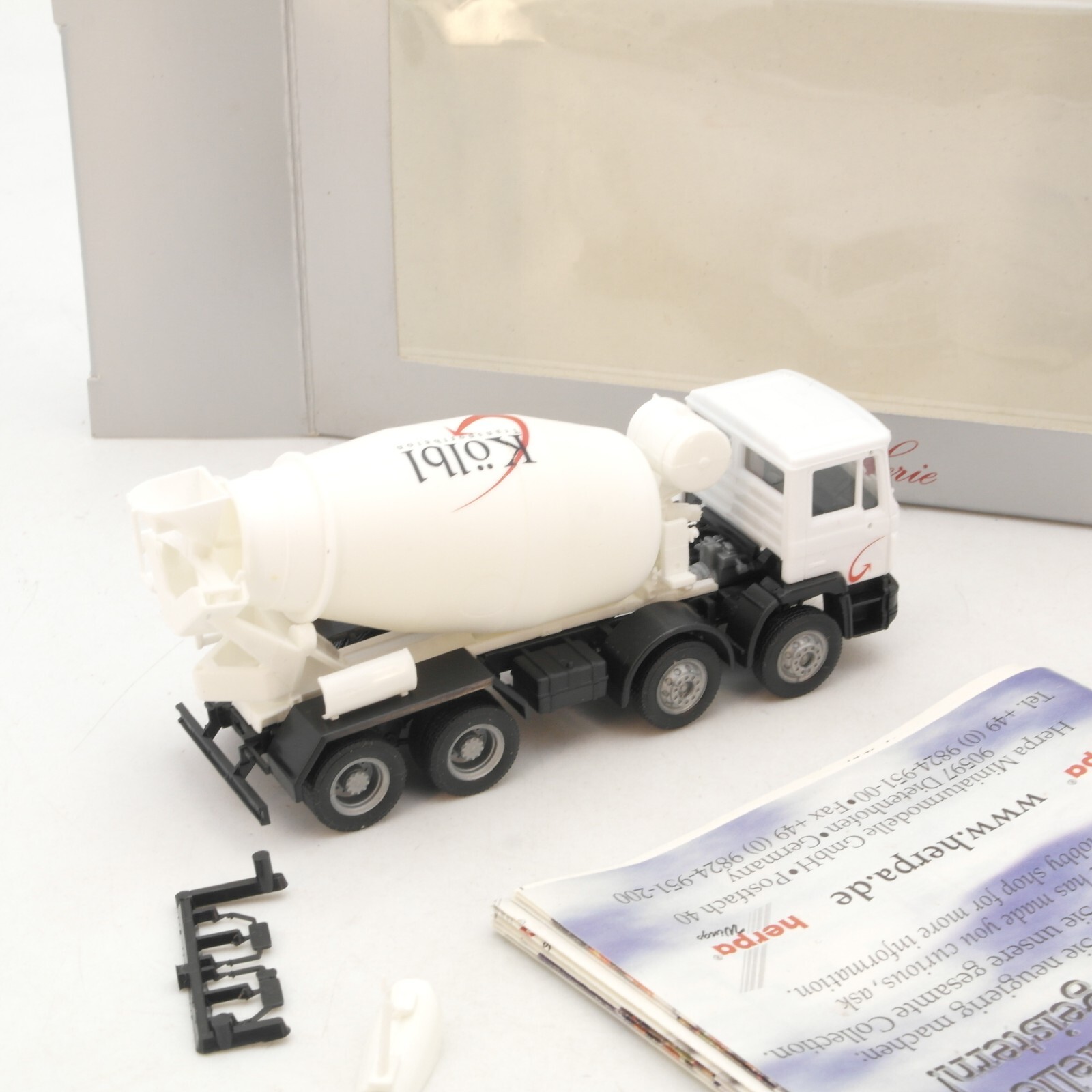 Herpa 1:87 MAN F90 Betonmischer Köbel in OVP RG6676 – Bild 4