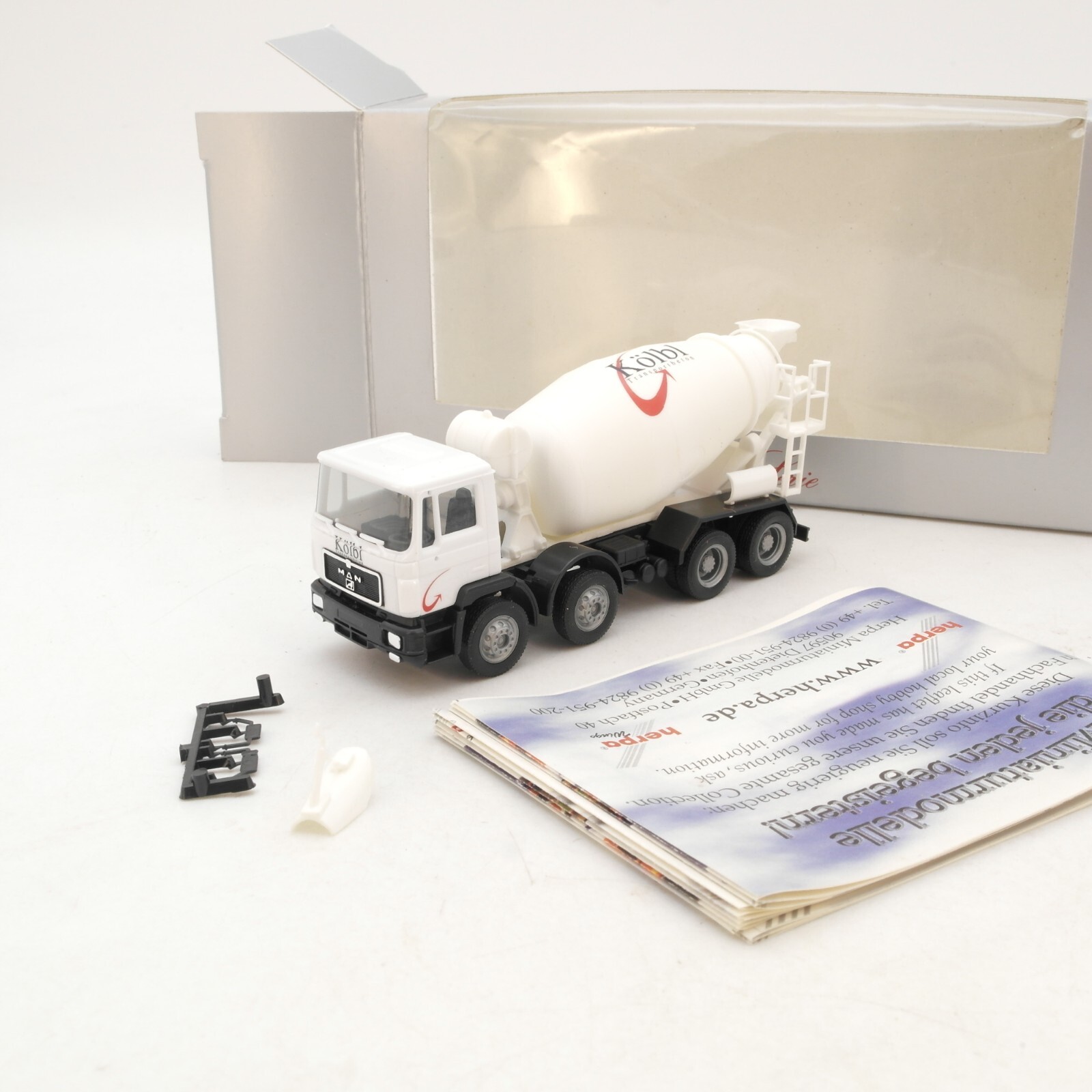 Herpa 1:87 MAN F90 Betonmischer Köbel in OVP RG6676