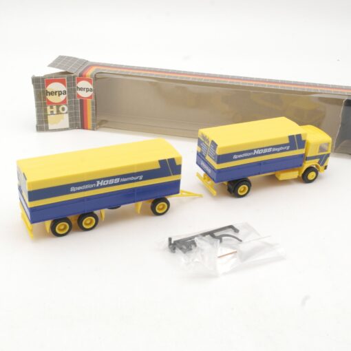 Herpa 1:87 MAN Hängerzug Spedition Hoss Hamburg in OVP RR643 – Bild 3
