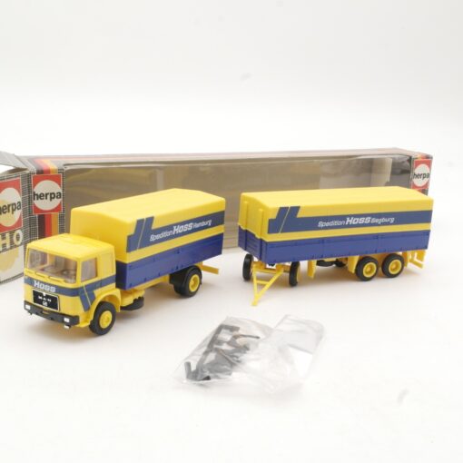 Herpa 1:87 MAN Hängerzug Spedition Hoss Hamburg in OVP RR643