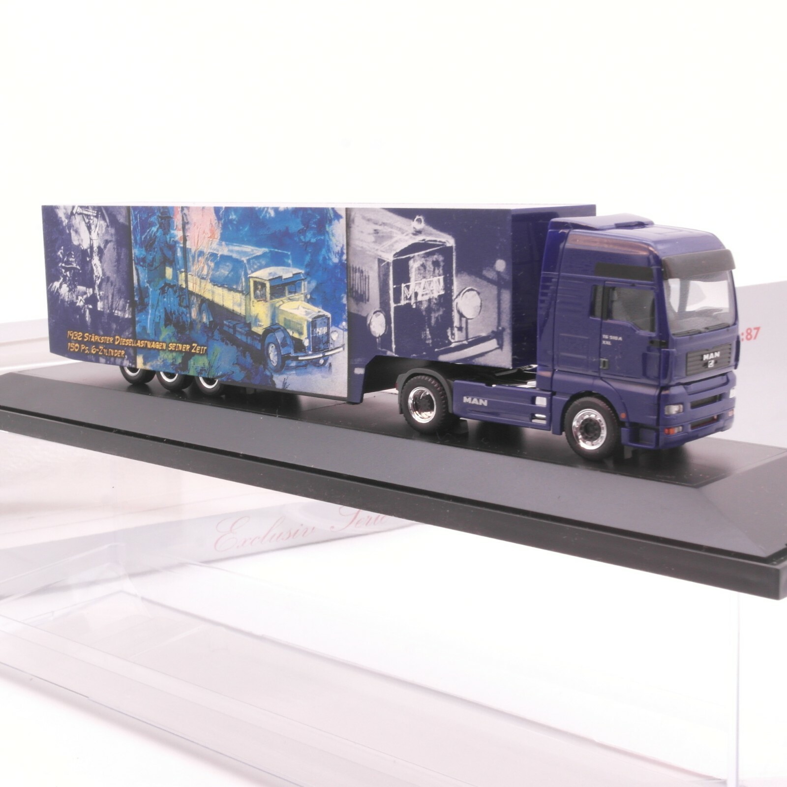 Herpa 1:87 MAN Sattelzug Servicebetrieb Münster neuwertig in OVP RT3147 – Bild 3