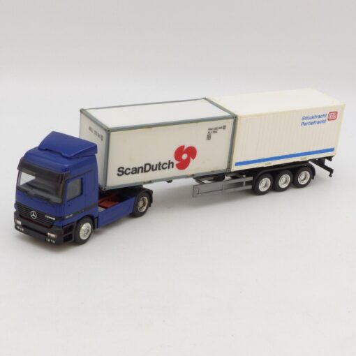 Herpa 1:87 MB Actros Sattelzug ScanDutch / DB, siehe Bilder o. EX1338