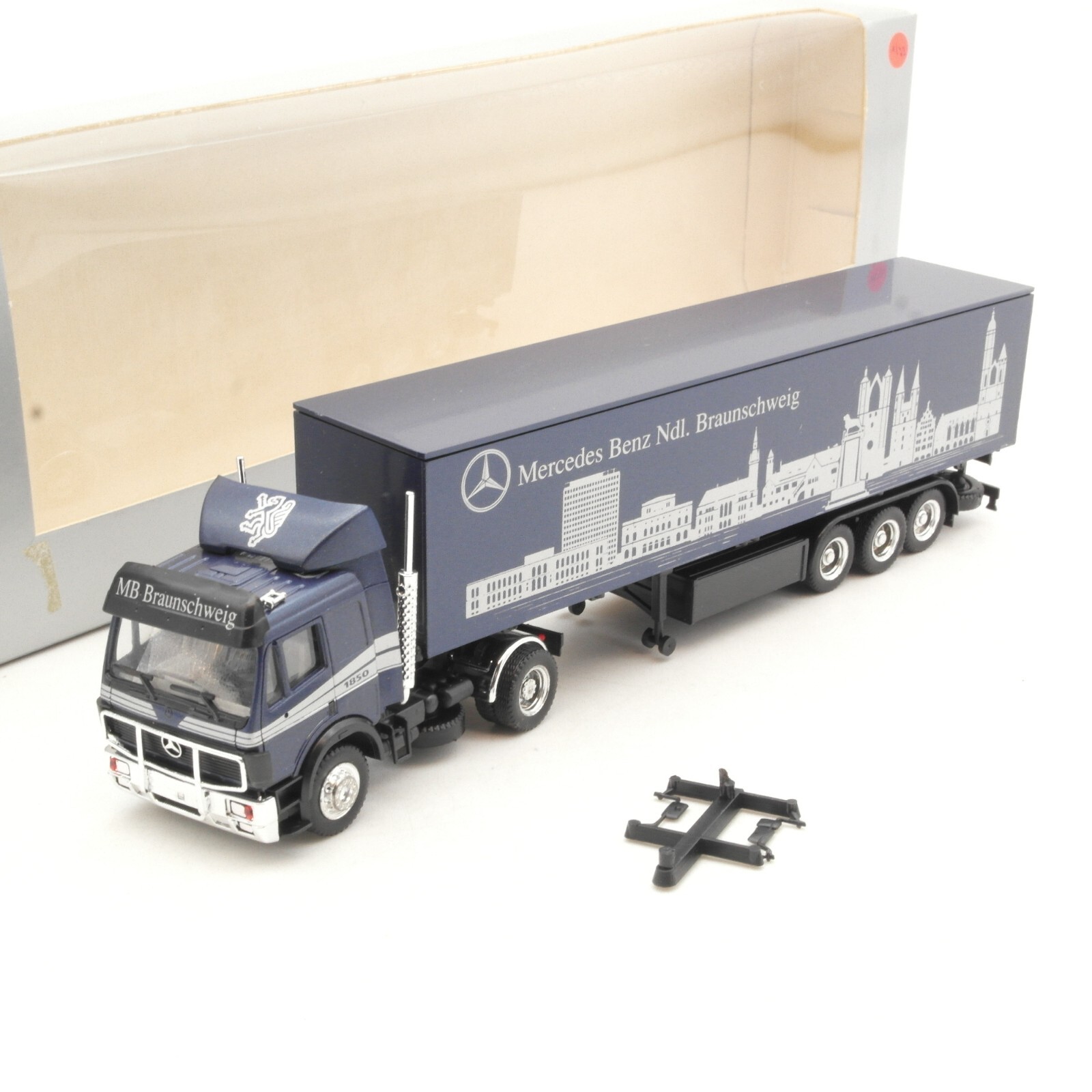 Herpa 1:87 MB SK 1850 Sattelzug Niederlassung Braunschweig in OVP RA8226