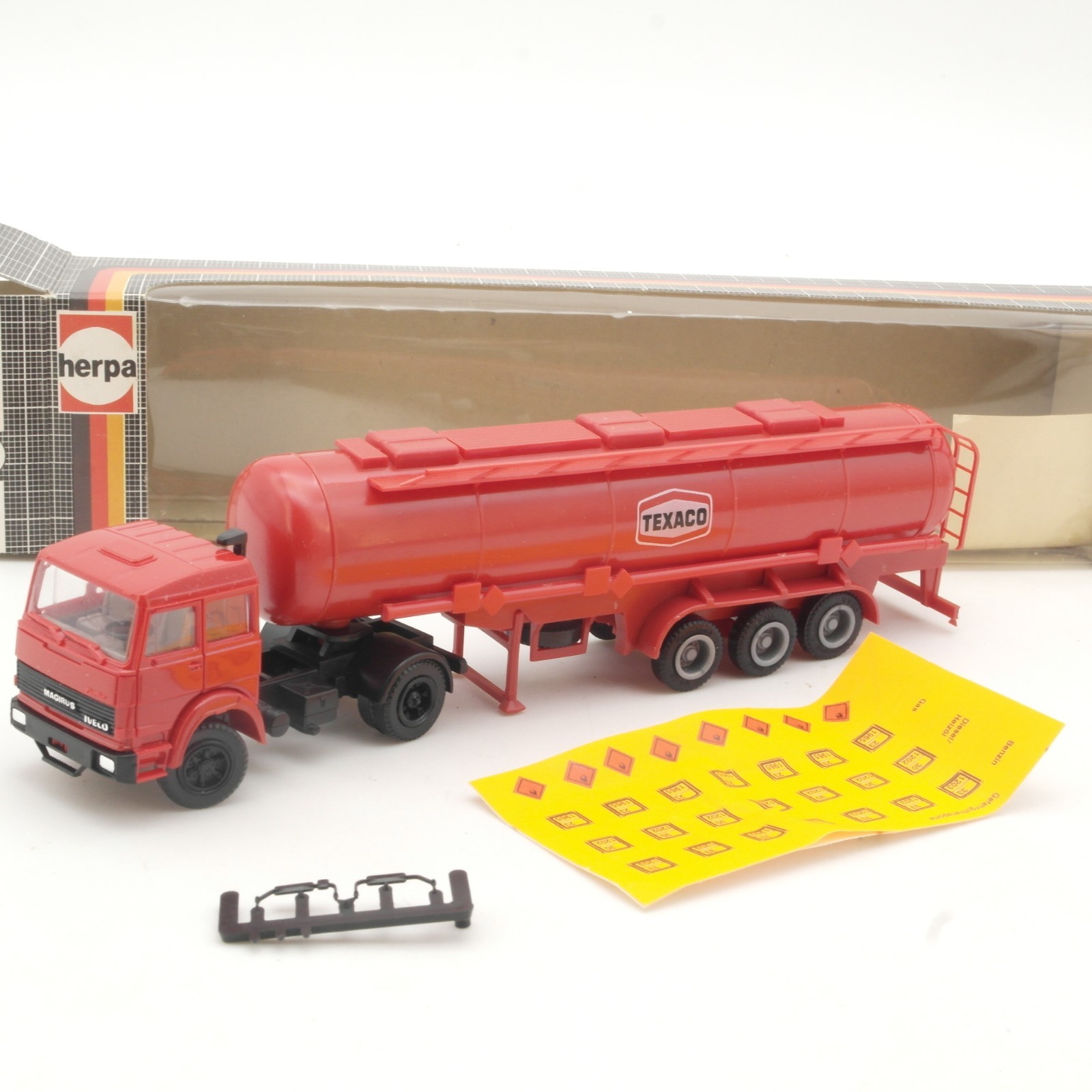 Herpa 1:87 Magirus Iveco Tank-Sattelzug Texaco in OVP RR5412