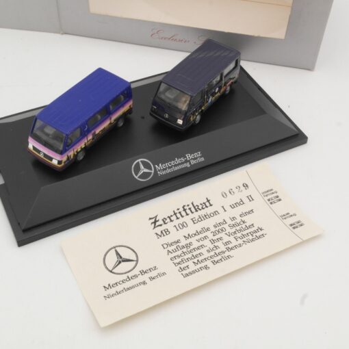 Herpa 1:87 Mercedes Benz Niederlassung Berlin Edition I und II in OVP QR6127 – Bild 3