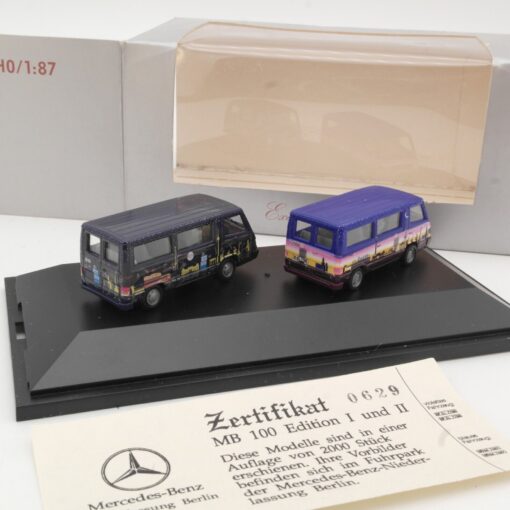 Herpa 1:87 Mercedes Benz Niederlassung Berlin Edition I und II in OVP QR6127 – Bild 4