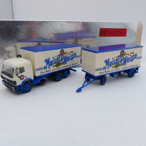 Herpa 1:87 Mercedes Benz SK Hängerzug Maisel´s Weisse in OVP EA6665