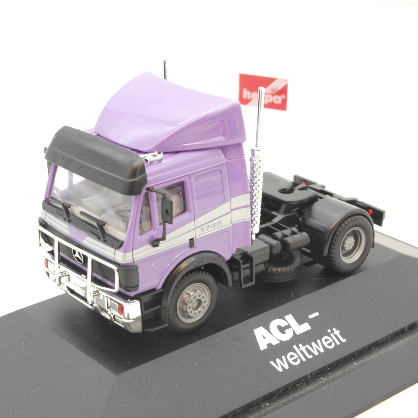 Herpa 1:87 Mercedes Benz Zugmaschine ACL weltweit in PC Box RG1752