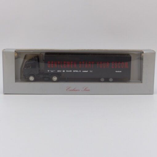 Herpa 1:87 Mercedes SK Sattelzug Gentlemen, start your Escom in OVP EX3529 – Bild 4