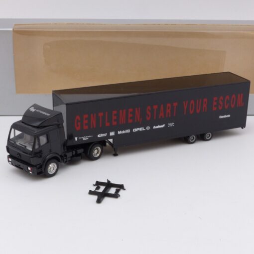Herpa 1:87 Mercedes SK Sattelzug Gentlemen, start your Escom in OVP EX3529
