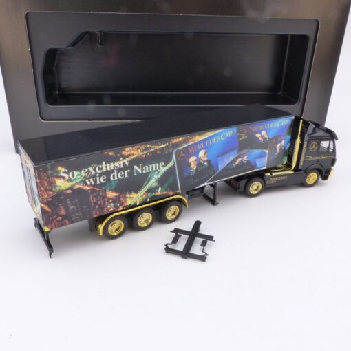 Herpa 1:87 Mercedes SK Sattelzug Promotion-Truck Mercedes Card in OVP EX3553 – Bild 3