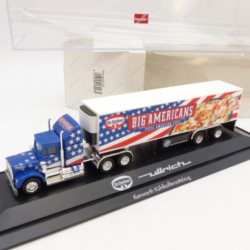 Herpa 1:87 Nr.: 189965 Kenworth Sattelzug Big Americans/Dr. Oetker, in OVP EX781