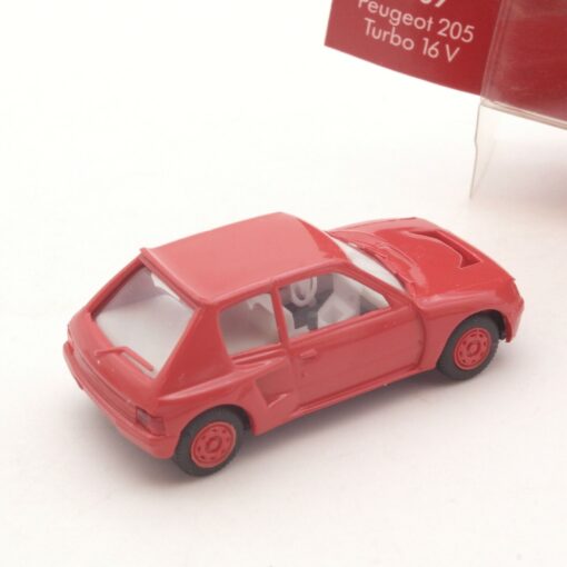 Herpa 1:87 Nr.: 2069 Peugeot 205 Turbo 16 V rot, in OVP RI5333 – Bild 3