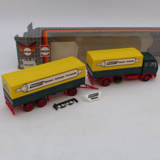 Herpa 1:87 Nr.: 811092 Mercedes Benz NG Hängerzug Krafft Walzen, in OVP EB5814 – Bild 3