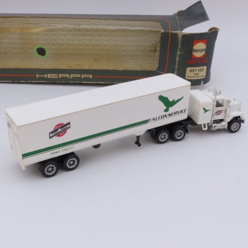 Herpa 1:87 Nr.: 851100 GMC Sattelzug Falcon Service, in OVP EX2809 – Bild 3