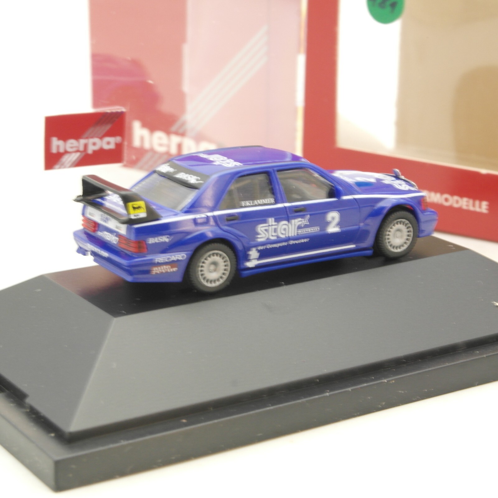 Herpa 1:87 Österr. Staatsmeisterschaft MB EVO II #2 F. Klammer in OVP RG9284 – Bild 3