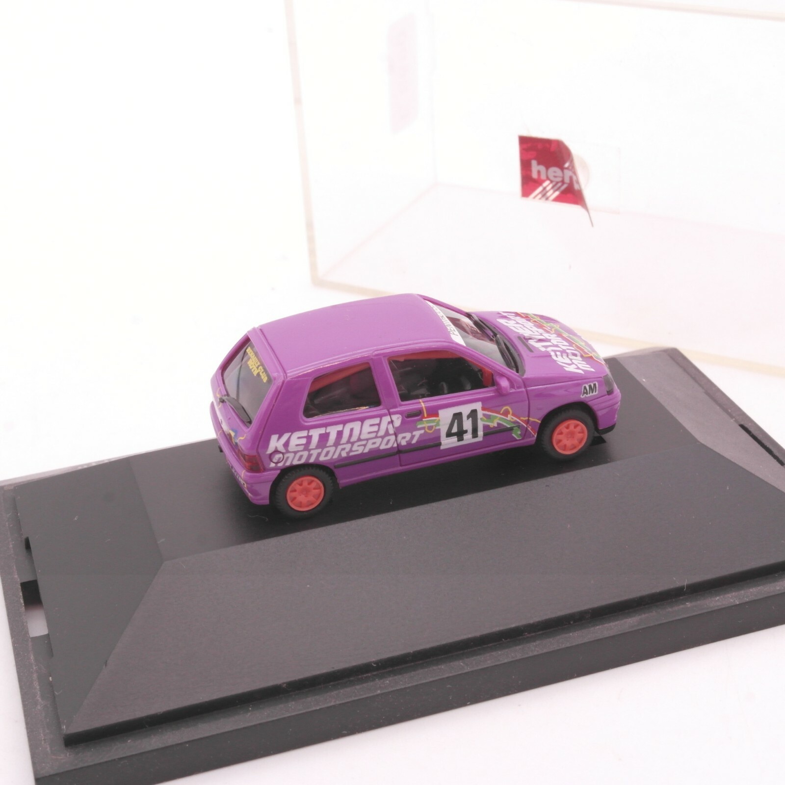 Herpa 1:87 Renault Clio 16V Kettner Motorsport #41 in PC Box RT8883 – Bild 3