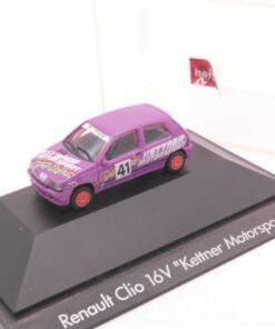 Herpa 1:87 Renault Clio 16V Kettner Motorsport #41 in PC Box RT8883