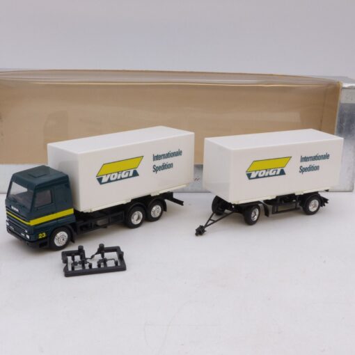 Herpa 1:87 Scania 143M Hängerzug Voigt, in OVP EB7844