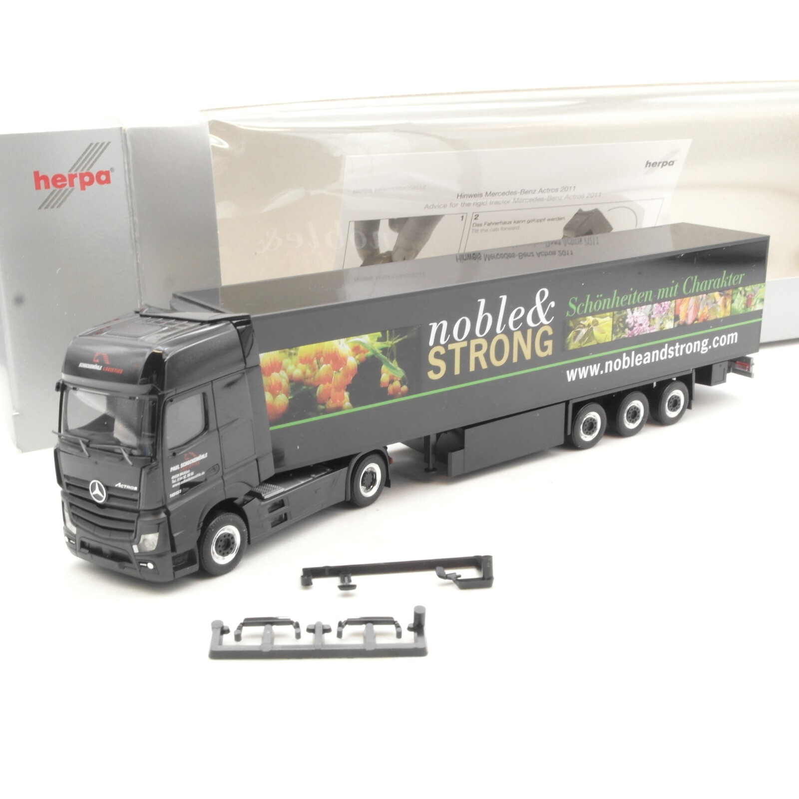 Herpa 1:87 SoMo MB Sattelzug noble & Strong in OVP RA9431