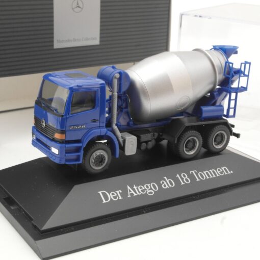 Herpa 1:87 Werbemodell Der Atego ab 18 Tonnen Betonmischer in OVP QR6033