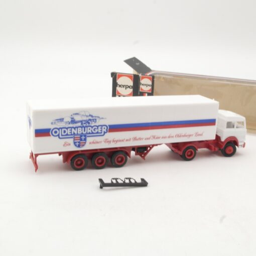 Herpa 1:87 Werbemodell Fiat Iveco Sattelzug Oldenburger in OVP RR661 – Bild 3