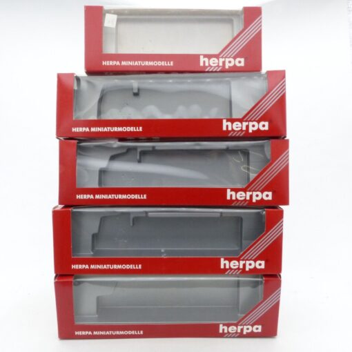 Herpa Umverpackung 5er-Pack OVP´s von LKW Modellen, siehe Bilder EX1437