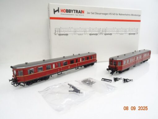 Hobbytrain H0 H304000 Steuerwagen-Set 2tlg. VS 145 der DB in OVP JL2869 – Bild 3