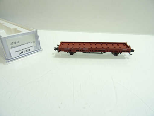 Hobbytrain N H23816 Flachwagen ohne LKW der DB  Ep III in OVP AR7032