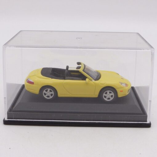 Hongwell 1:72 Porsche 911 Cabriolet gelb, in PC-Box EX1485 – Bild 3