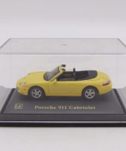 Hongwell 1:72 Porsche 911 Cabriolet gelb, in PC-Box EX1485