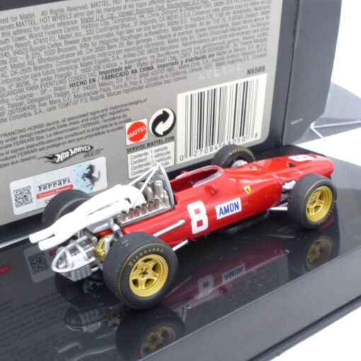 Hot Wheels 1:43 N5589 Ferrari 312 F1-67 #8 Chris Amon in OVP EX7840 – Bild 3