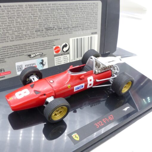 Hot Wheels 1:43 N5589 Ferrari 312 F1-67 #8 Chris Amon in OVP EX7840