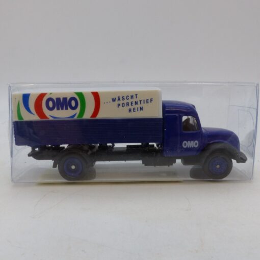 Hümmer 1:87 Werbemodell: Magirus Pritschen-LKW OMO,  in OVP EB6354 – Bild 3