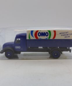 Hümmer 1:87 Werbemodell: Magirus Pritschen-LKW OMO,  in OVP EB6354